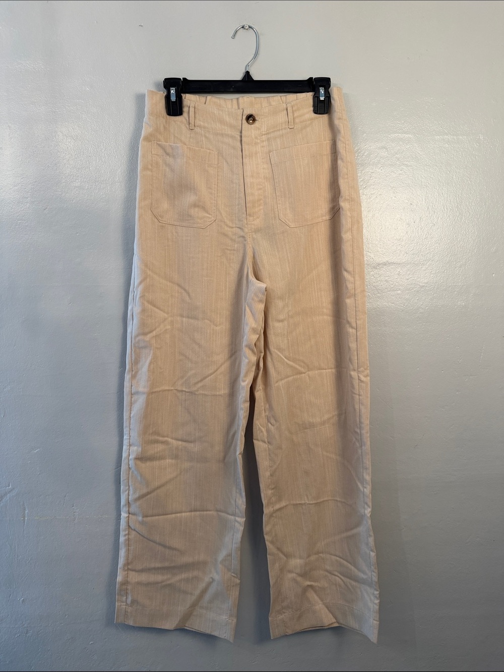 Halara High Waisted Wide Leg Casual Linen-Feel Pants, medium